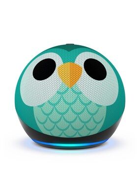 refurbished amazon echo dot kids owl smart speaker